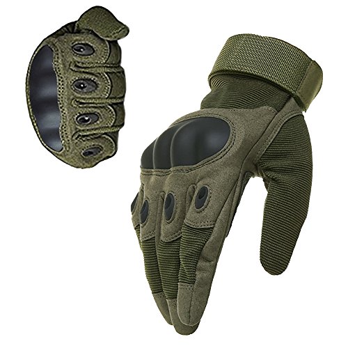 Book's Cover ofKTSUPPLY Gants Militaire Gants Protection Gants Armée Gants Moto Gants Chasse Doigts Complet Pour Adulte Vert Medium