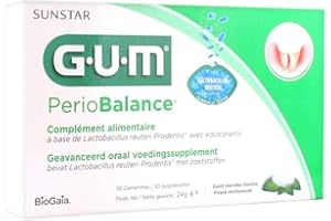SUNSTAR GUM Perio Balance Minze Lutschtabletten, Packung mit 30 (1er Pack)