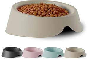 PLASTIKEN Comedero Bebedero Perro Gato - Cuencos Comederos para Gatos y Perros Hecho en España con Materiales 100% Reciclados - Platos y Bebederos para Agua y Comida - 1x500ml - Tamaño Mascotas Medianas