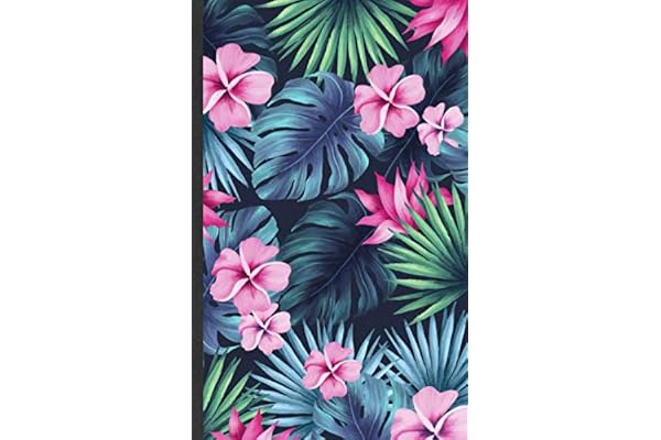 Carnet de mots de passe: cahier à remplir | Vos adresses internet et codes secrets en sécurité - français, petit format, index alphabétique - couverture motif floral