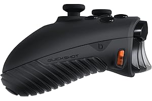 BIONIK Quickshot Pro for Xbox One: Custom Grip and Dual Trigger Locks for Faster Shots and Improved Gameplay- BNK-9076 - Xbox One, Black