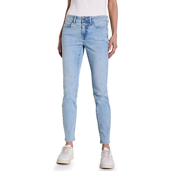 Street One Dames Wide Leg Jeans, lichtblauw schoon, 30 Street One Dames Wide Leg Jeans, lichtblauw schoon, 30