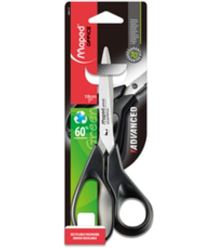 Maped Advanced Eco-Friendly Scissors - 8.25 Inch, Recycled Plastic Handles, Stainless Steel Blades - View #4