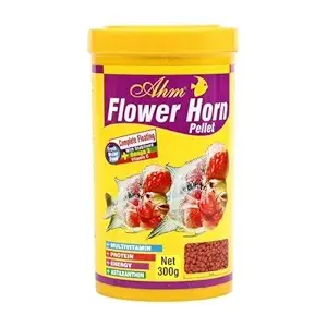 AHM Flower Horn Pellet 250ml - 80g Aquarium Fish Food