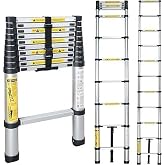 TENTTECH 2.6 mt Stainless Telescopic Ladder-9 Steps