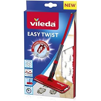 Recharge Pour Balai Easy Twist (sauf Ultra Max) - Housse Grattante Et Microfibre, Essorage Intégré - 12