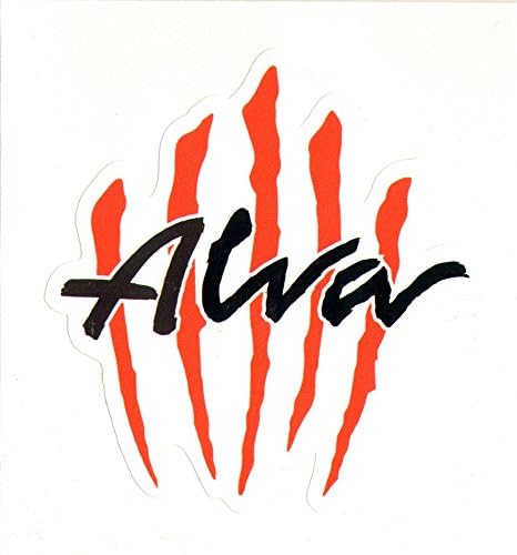 Alva Skates Scratch Logo Skateboard Sticker - 8cm high approx. Official Old School Reissue new sk8