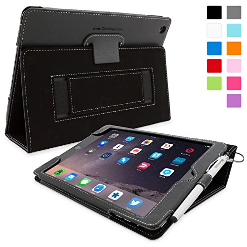 iPad Air 2 Hülle (Schwarz), Snugg - Smart Case mit lebenslanger Garantie + Sleep / Wake Funktion