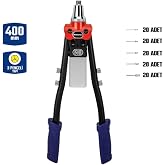 WORKPRO WP225001 5 IN 1 400mm Kollu Profesyonel Per&ccedil;in Tabancası + 100 Adet Per&ccedil;in