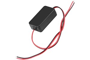 Joynine 12V DC Filtro Rectificador de Cámara de Marcha Atrás para Automóvil, Coche Retrovisor Cámara Potencia Relay, Elimina el Problema de la Pantalla Negra