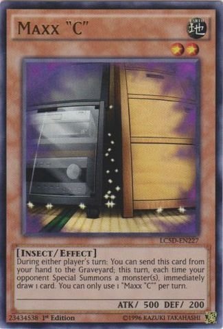 Yu-Gi-Oh! - Maxx "C" (LC5D-EN227) - Legendary Collection 5D's Mega Pack - 1st Edition - Ultra Rare