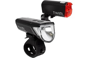 TWIRL cykelljusset, med batteriindikator, lätt, cykellampa, cykelljus