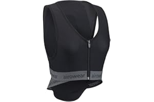 Charles Owen Airowear Shadow Junior Back Protector - Black - Unisex - Fully flexible for unrestricted movement