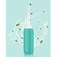 URBANMAC Plastic Retractable Handheld Bidet Portable of Antislip, Bidet Angled Nozzle Spray with Travel Bag 500ML GREEN