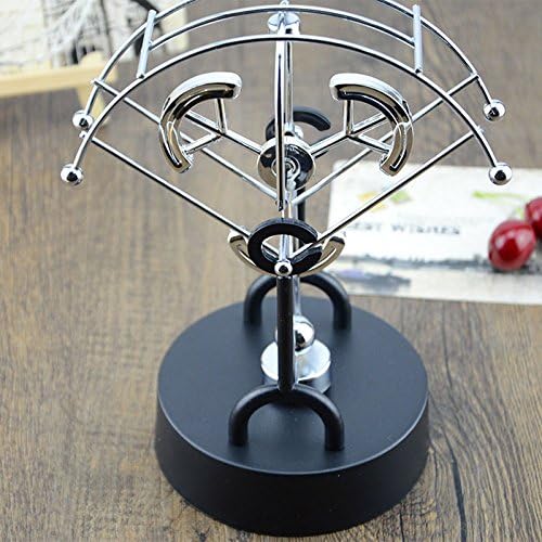 Decoresd Chaotic Pendulum Ball Wiggler Creative Science Instrument Parachute Fan Perpetual Instrument Of Spherical Models,Rudder Type