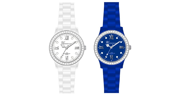 OROLOGIO CRONOMAGIC CRYSTAL (BIANCO) : Amazon.it: Orologi