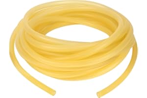 CHARSHIU 5m 6x9mm Elastische Gummischlauch Naturlatex Gummiband Vielseitig Latex Gummischlauch, Elastischer Naturlatexschlauch Band für Experiment Yoga Zugübung Bewässerung
