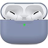 AHASTYLE Silikon Hülle für Airpods Pro Schutzhülle und Haut Case für AirPods Pro [Front-LED Sichtbar] [Kabelloses Laden] Komp