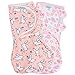 Produktbild Lekebaby Baby Pucksack Wickel-Decke - 2er Pack Universal Verstellbare Schlafsack Decke für Säuglinge Babys Neugeborene 0-3 Monate Mädchen