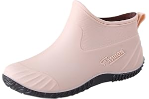 callmo Damen Gummistiefel Leichte Atmungsaktiv Hoch Regenschuhe Weitschaft Wasserdichter Rutschfeste Regenstiefel Kurz Barfuss Reitsportschuhe halbhoche Lang Barfuß Leichtetten Rain Boots Stiefel