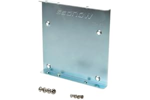Kingston 891535 - Kit de Montaje para Disco Duro sólido SSD, Plata