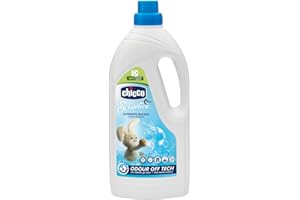 Artsana Chicco Sensitive Detersivo Bucato Ipoallergenico, rimuove Macchie e Odori, 0+ Mesi - 1.5 L
