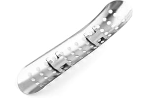 Qiilu Protezione Termica per Moto Scudo Termico Universale Scudo Termico di Scarico Moto Curva Moto Universale 50mm-70mm Coperchio Scudo Termico Foro Tubo di Scarico con 2 Morsetti(Argento)