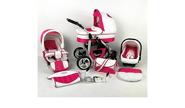 Poussette 3 En 1 Rose Et Blanche Avec Ombrelle Offerte Amazon Fr Bebe Et Puericulture Poussette 3 En 1 Rose Et Blanche Avec Ombrelle Offerte Amazon Fr Bebe Et Puericulture