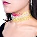 NUOLUX 12pcs Tattoo Choker Necklace Stretch Gothic Tattoo Henna Elastic Choker Necklace Set