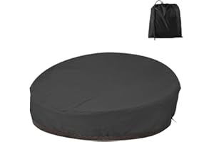 CAMOUFLAGE NET Garden Table Cover Round Patio Daybed Cover Waterproof Oxford Fabric Garden Furniture Cover Outdoor Daybed Sofa Protective Cover 228x83cm (210D)