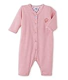 Petit Bateau Baby Girls BAYRON  Striped V-Neck Long Sleeve Full Slip