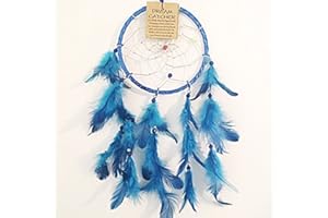 DREAMCATCHERWORLD.CO.UK Navy Blue Dream Catchers/Dreamcatchers Beautiful Home Decor & Kids Room Wall Hanging Party Bag Filler Item Catch All Those Bad Dreams No More Sleepless Nights