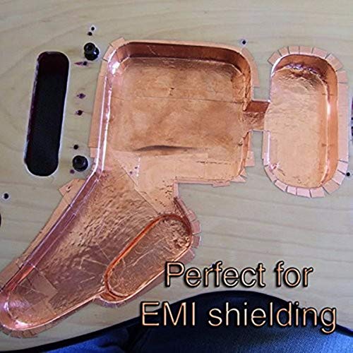King DO WAY Cinta de Cobre 6mmx30m Adhesiva Conductivo Para Guitarra EMI Blindaje  vidrieras  manualidades  soldadura