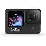 GoPro HERO9 - Fotocamera sportiva impermeabile con schermo LCD anteriore e touch screen posteriore, video 5K Ultra HD, foto d