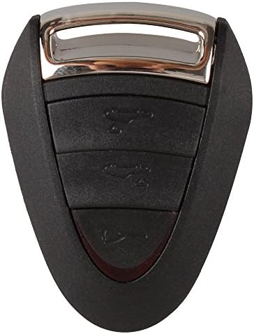 Artans(TM)Replacement 3 Button Remote Flip Fob Car Key Shell Combo Uncut Blade for Porsche Cayenne 996 Boxster S 911 Car Key Case