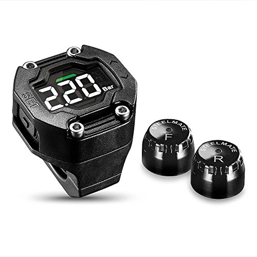 Steelmate Car Tpms Tyre Tire Pressure Monitoring System With 2 Sensors Alarm Gauge Waterproof Motorcycle Vehicle Wireless Digital Tire Tyre Pressure Gauge Monitoring System 2 External Sensors Lcd Display Tp 90 Autozvughre