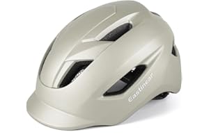 EASTINEAR Adults Bike Helmet for Men Women with LED Taillight Cycle Helmet for Urban Commuter with Sun Visor Cycling Mountain & Road Bicycle Helmets Adjustable Size M/L