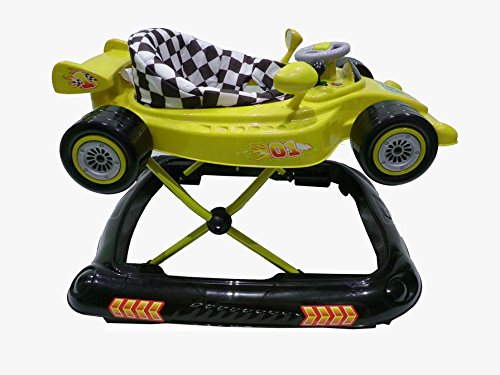Racing car baby walker - yellow (new 2015)