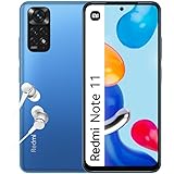 Xiaomi Redmi Note 11, Smartphone + Kopfhörer, 4 + 64 GB Handy ohne Vertrag, 6,43'' 90 Hz FHD + AMOLED DotDisplay, Snapdragon