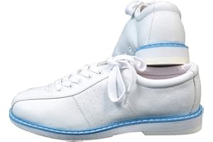 SDEQA Chaussures De Bowling Hommes Femmes Cuir Léger Bowling Chaussures De Sport Antidérapantes