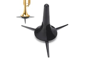 AGATIGE 3 Supports et Titulaires de Trompette à Leg, 17,5 x 10,5 x 10,5 cm / 6,89" x 4,13" x 4,13" Portable porte-trompette L'instrument en Laiton se Dresse des Jambes Stables pour Trompette