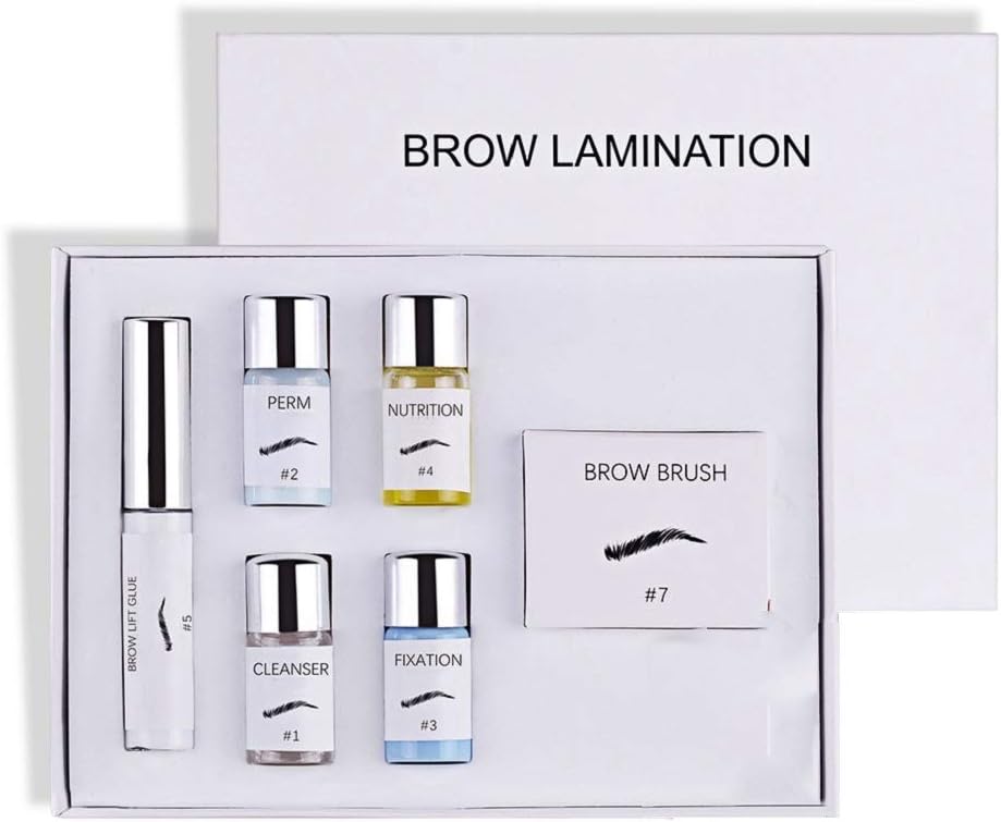 KINDD 3D Perming Eyebrow Kit, New Safe Perming Brow Set, Lifting Eyebrow Enhancer, Brows Styling, Eyebrow Trimming, Eyebrow Lifting Kit for Salon Home Use Makeup