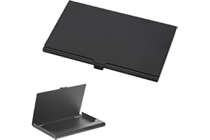 GNAUMORE Superleichter Visitenkartenhalter,schlankes Visitenkartenetui,Visitenkartenetui aus Aluminiumlegierung,Visitenkartenhalter aus Metall,Kartenhülle für Reisen und Business.