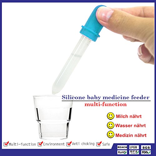 Baby Nasensekretsauger mit Medizin Pipette– IntiPal 2 in 1 Nasensauger Medizin-Pipette Pflegeset für Babys und kleine Kinder - 7