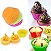 Produktbild Vinciann Set 6 Muffinförmchen Silikon 7 cm Backform Backförmchen Muffin Cupcake Cup Cake Design