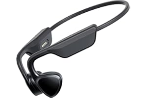 Mozone Bone Conduction Headphones,Open-Ear Bluetooth 5.3 Wireless, IPX7 Waterproof Sport Earphones with 12H Playtime & Magnetic Fast Charge, Secure Fit for Gym,Cycling,Hiking,Running