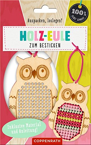 Preisvergleich Produktbild Holz-Eule zum Besticken