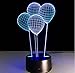 Produktbild Luftballons 3D Nachtlicht Led Schreibtisch Tischlampe Visuell 7 Farbwechsel Kinder Schlafzimmer Beleuchtung Für Kinder Weihnachtsgeschenk
