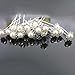 Sanwood® 20pcs Wedding Bridal Pearl Flower Rhinestone Crystal Hair Pins Clips Grips (#1)