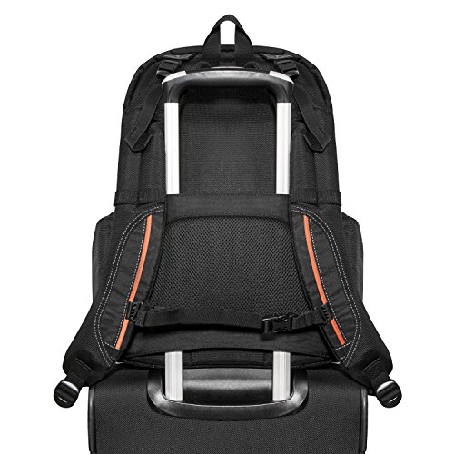 Everki Atlas - Laptop Rucksack mit anpassbarem Fach f  r Notebook von 11 bis 15 6 Zoll  28-39 6 cm   Trolley-Lasche  durchdachtem F  chen-Konzept und 